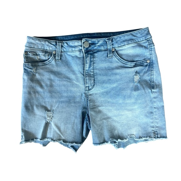 Seven 7 Bundle Weekend Short denim shorts 12 light wash mid-rise‎ casual summer - Picture 2 of 14
